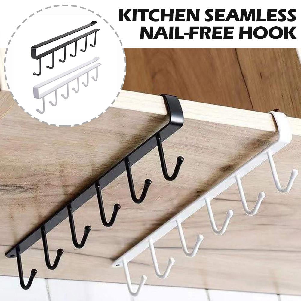 Ruifaya NEW Under Shelf Hook Coffee Cup Mug Holder Hanger Storage Rack ...