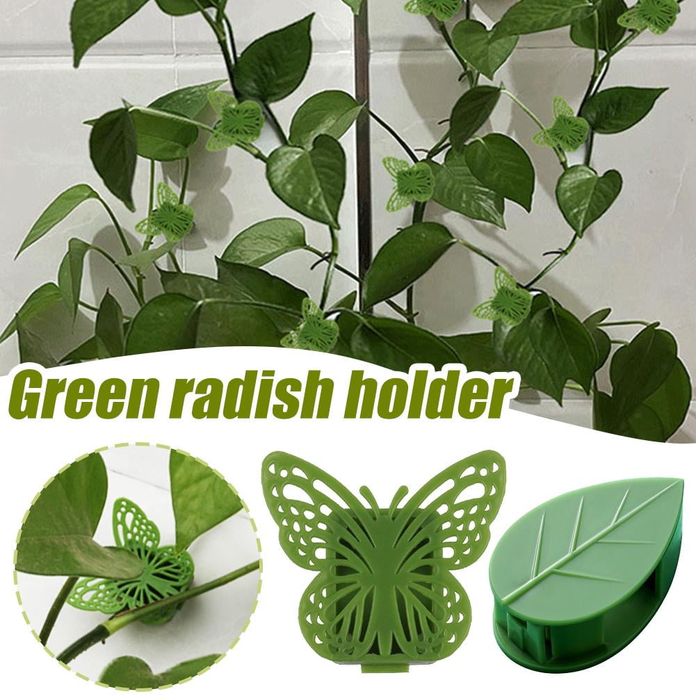 20-Pack Plant Climbing Wall Clips - Reusable Garden Vine Support Clips For Indoor & Outdoor Plants