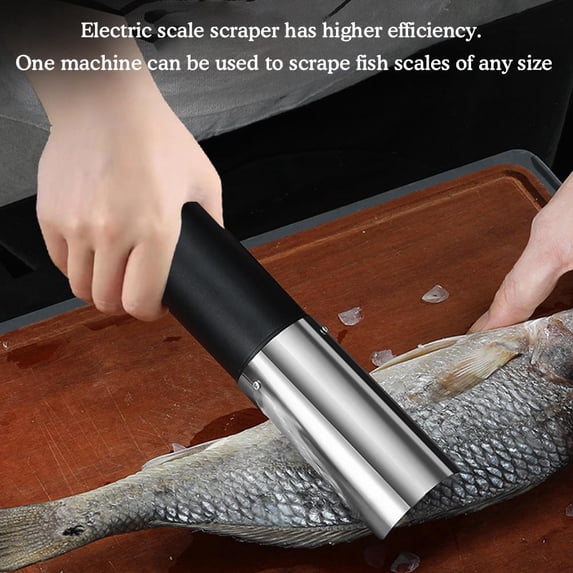 Ruifaya Portable Electric Fish Scaler Seafood Cleaning Tool Fish Scale Cleane G1KD