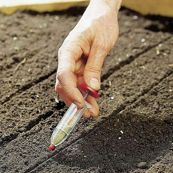 Ruifaya Seed Spreader Manual Planter Small Garden Planter Mini Hand Seeder Dispenser