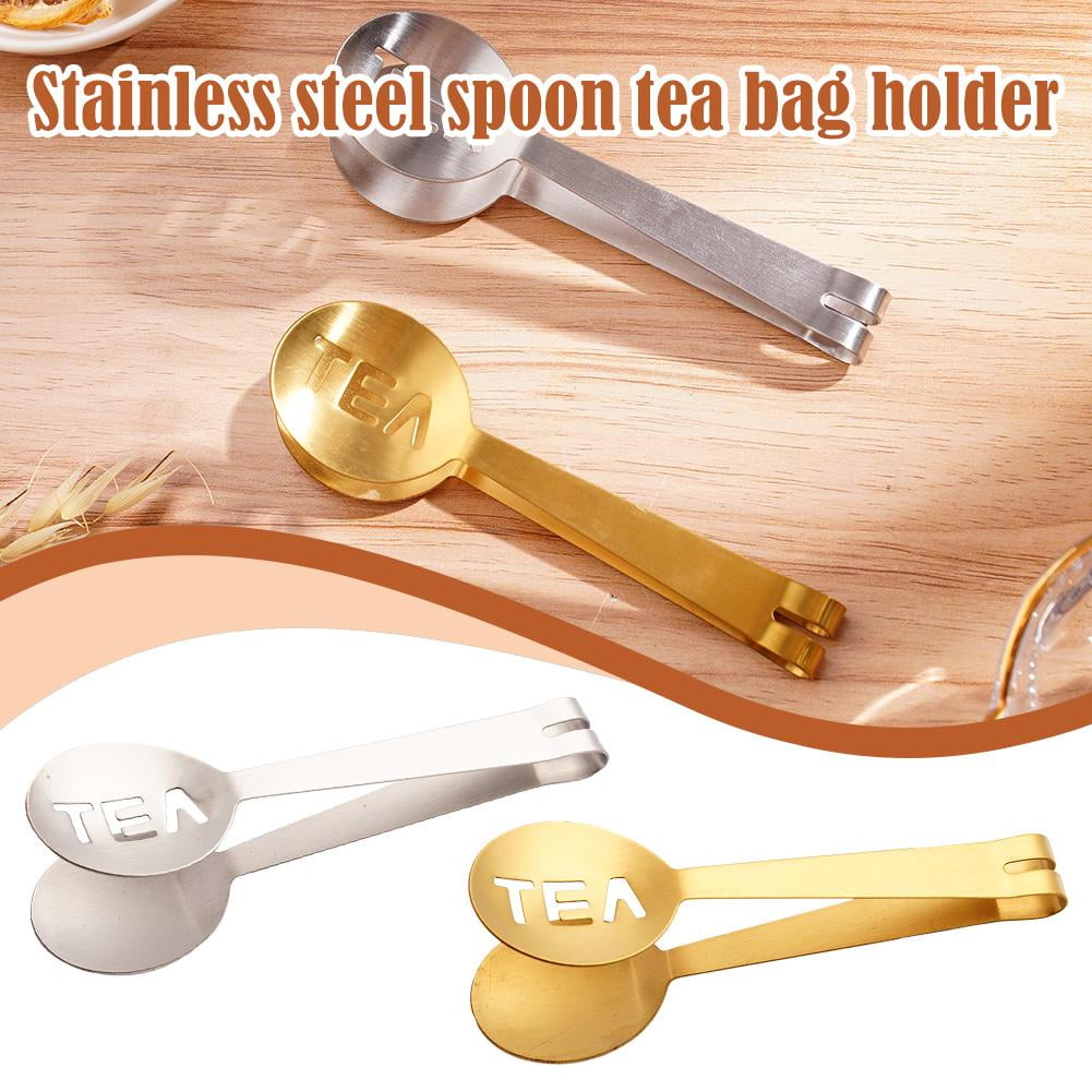 4 Pcs Tea Bag Squeezer Tongs Stainless Steel Tea Bag Strainer Teabag - View #8