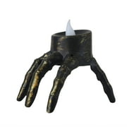 Ruifushidai Halloween Hand Lamp Atmosphere Decoration Prop: Imitation Human Hand. Small Night Light LED Festival Decorative Candle Light