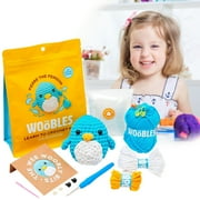 Ruifushidai The Woobles Crochet Kit With Easy Peasy Yarn As Seen On Tank For Beginners With Step By Step Video Tutorials The Dinosaur