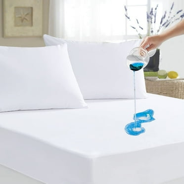Ruili 2 Pack Twin Waterproof Breathable Mattress Protector,Deep Pocket Fit Up to 18 Inches Noiseless Smooth Mattress Cover