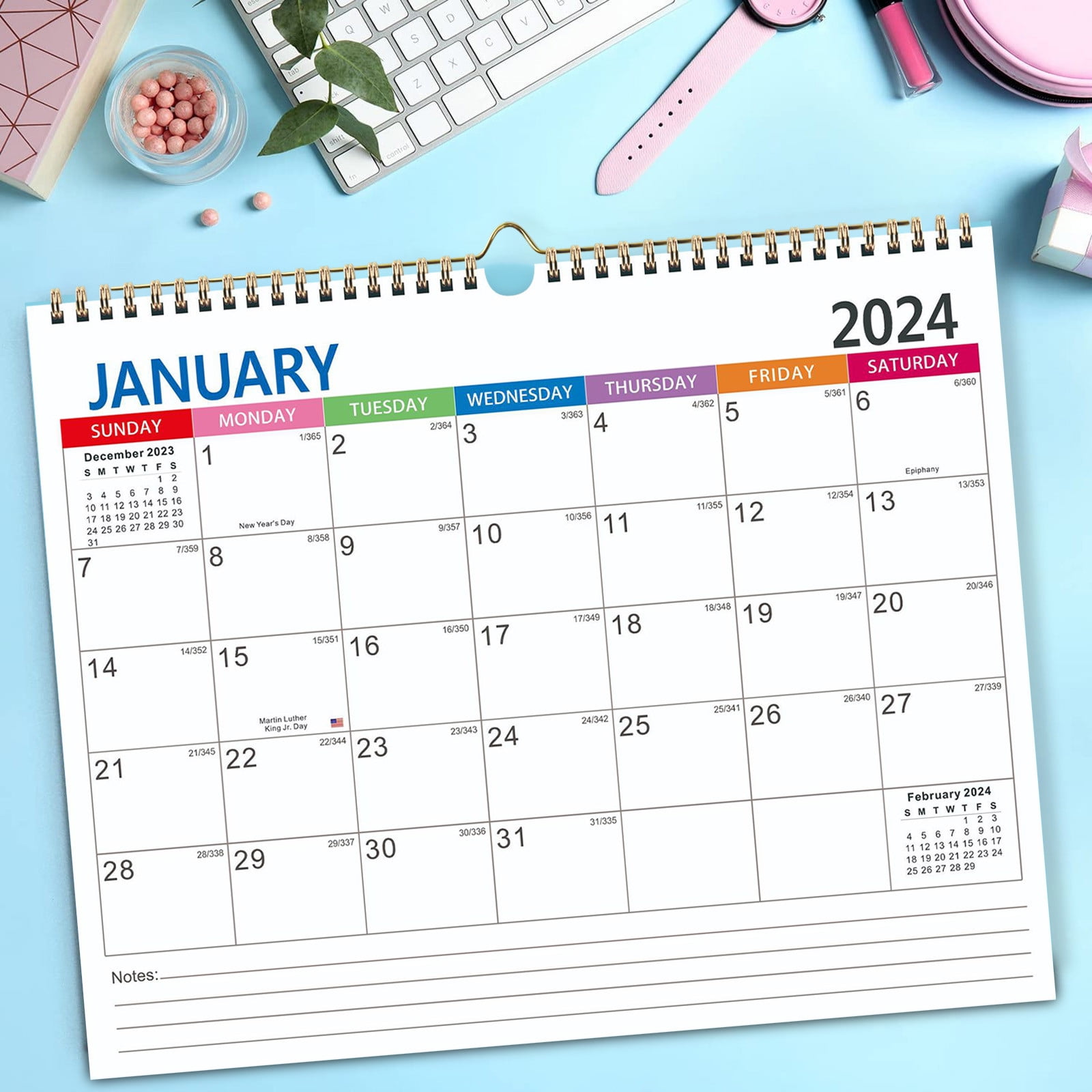 Ruimatai Calendar 20242025 New Year Wall Calendar 202425, Planning
