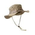 thumbnail image 1 of Ruimatai Fisherman Hat for Women Sun Hat Outdoor Wide Brim Drawstring Summer UV Protection Lightweight Comfortable Adjustable Bucket Hat, 1 of 2