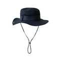 thumbnail image 1 of Ruimatai Fisherman Hat for Women Sun Hat Outdoor Wide Brim Drawstring Summer UV Protection Lightweight Comfortable Adjustable Bucket Hat, 1 of 2
