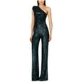 thumbnail image 1 of Ruimatai Jumpsuit for Women Sleeveless Jumpsuits Sequin Jumpsuit Concert Outfits for Women Deep V Suspender Backless Temperament Spicy Girl, 1 of 4