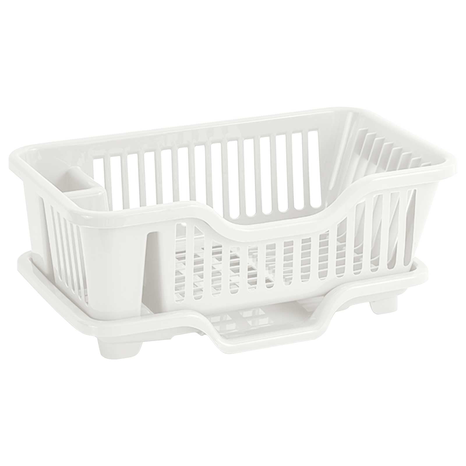 Ruimatai Kitchen Dish Drying Rack, Space Saving Dish Rack, Dish Racks for Kitchen Counter, Kitchen Drying Rack with a Cutlery Holder, Chopstick Basket Bowl Rack Rack Sink Storage Rack