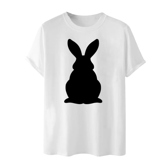 Ruimatai Mens Easter Casual T Shirts Funny Graphic Print Tee Shirt Men's Regular Fit Crew Neck Short Sleeve T-Shirt Summer Tops (S-2XL)