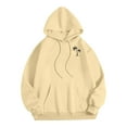 thumbnail image 1 of Ruimatai Palm Puff Hoodie for Men Fall Fashion Casual Long Sleeve Printing Drawstring Loose Fit Pullover Hooded Sweatshirts with Pocket, 1 of 4