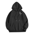 thumbnail image 1 of Ruimatai Palm Puff Hoodie for Men Fall Fashion Casual Long Sleeve Printing Drawstring Loose Fit Pullover Hooded Sweatshirts with Pocket, 1 of 4