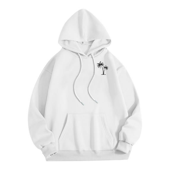 Ruimatai Palm Puff Hoodie for Men Fall Fashion Casual Long Sleeve Printing Drawstring Loose Fit Pullover Hooded Sweatshirts with Pocket