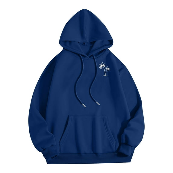 Ruimatai Palm Puff Hoodie for Men Fall Fashion Casual Long Sleeve Printing Drawstring Loose Fit Pullover Hooded Sweatshirts with Pocket