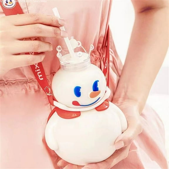 ton cup multifunctional cute snow king ton cup straw cup cup cup