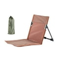 thumbnail image 1 of Ruimatai Portable Folding Beach Lounge Chair Legless, Chair Camping Cushion, Soft Legless Chair Low Profile Beach Chairs, Portable Ultralight Stool, Camping Cushion with Back Support, 1 of 5