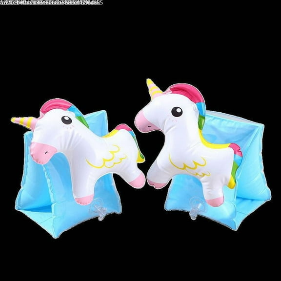 Children's Thickened Swimming Water Sleeves PVC Cartoon Inflatable Flamingo Swimming Ring Arm Ring