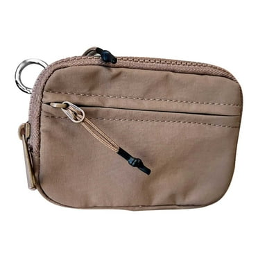 Ruimatai Women Genuine Leather Zip Mini Coin Purse with Key Ring Card Holder Keychain Pouch Small Keychain Wallet for Women's Coin And Coin Wallet