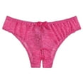 thumbnail image 1 of Ruimatai Women Sexy Lace Panty Open Crotch Thong Underwear Comfortable Stretchy Lingerie for Valentine Wedding Night Honeymoon, 1 of 7
