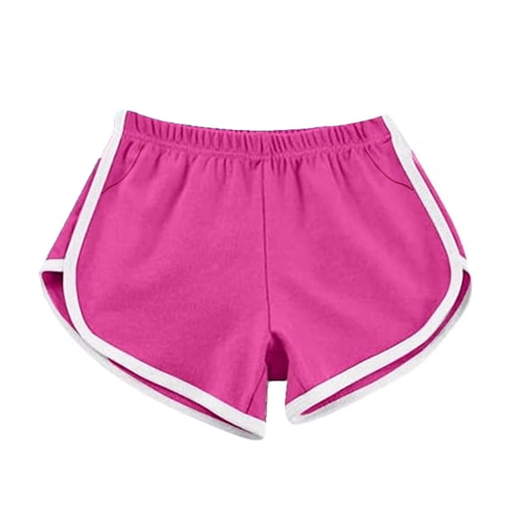 Ruimatai Women's Casual Athletic Shorts with Pockets Retro Running Shorts for Summer Gym Yoga Workout