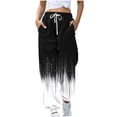 thumbnail image 1 of Ruimatai Women's Casual Color Block Printed Jogger Pants with Drawstring, Loose Fit Comfort Fleece Lounge Pants for Everyday Wear, 1 of 5