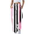 thumbnail image 1 of Ruimatai Women's Casual Color Block Printed Jogger Pants with Drawstring, Loose Fit Comfort Fleece Lounge Pants for Everyday Wear, 1 of 5