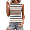 thumbnail image 1 of Ruimatai Women's Casual T-Shirt Vintage Humor Print Round Neck Short Sleeve Breathable Stretch Summer Top, 1 of 7