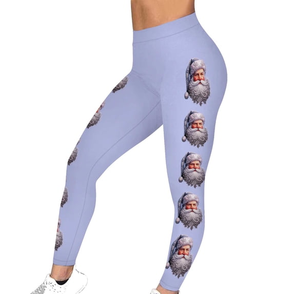Ruimatai Women's Christmas Print Leggings Stretchy Yoga Pants Festive Holiday Workout Tights for Fitness Running Casual Comfort