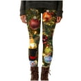 thumbnail image 1 of Ruimatai Women's Christmas Printed High Waist Yoga Pants Tummy Control Workout Running Athletic Leggings with Pockets Comfortable Stretch, 1 of 6