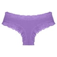 thumbnail image 1 of Ruimatai Women's Cotton Lace Underwear Mid Rise Breathable Comfortable Sexy Panties Soft Stretchy Hip Lift Briefs for Daily Wear, 1 of 2
