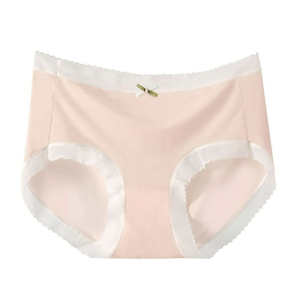 Ruimatai Women's Cotton Underwear 4-Pack High Waist Briefs Comfortable Soft Breathable Panties for Everyday Wear