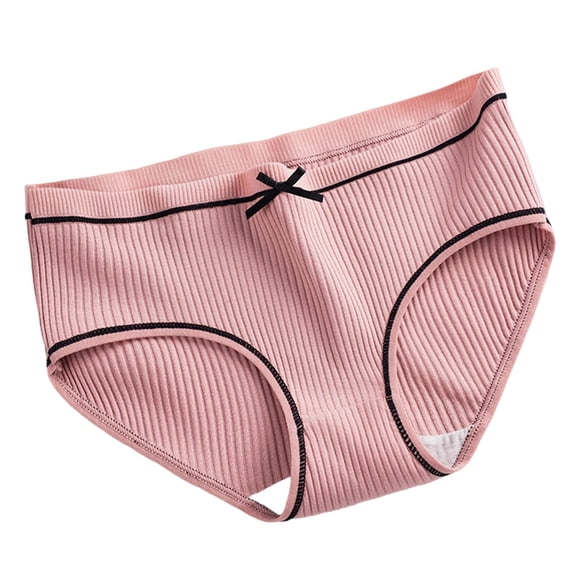Ruimatai Women's Cotton Underwear 4-Pack High Waist Briefs Comfortable Soft Breathable Panties for Everyday Wear