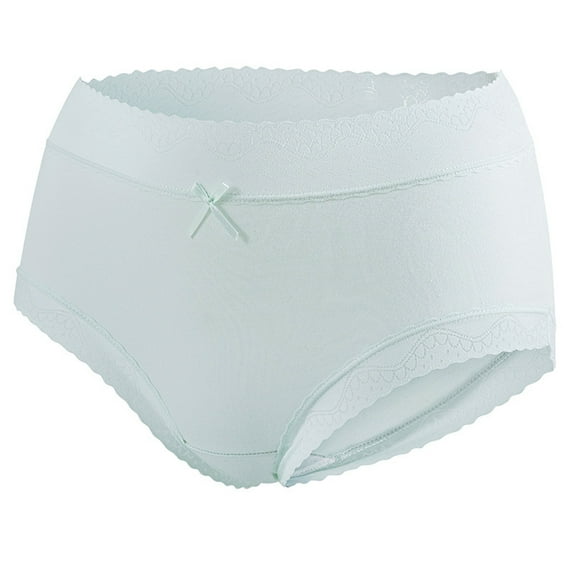 Ruimatai Women's Cotton Underwear 4-Pack High Waist Briefs Comfortable Soft Stretch Panties for Daily Wear