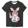 thumbnail image 1 of Ruimatai Women's Cute Printed T-Shirts Short Sleeve Round Neck Casual Comfortable Fashion Tees for Ladies, 1 of 4