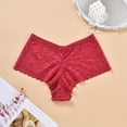 thumbnail image 1 of Ruimatai Women's High Waist Thong Underwear Large Size Breathable Seamless Lace Panties Comfortable Sexy No Show Panty, 1 of 9
