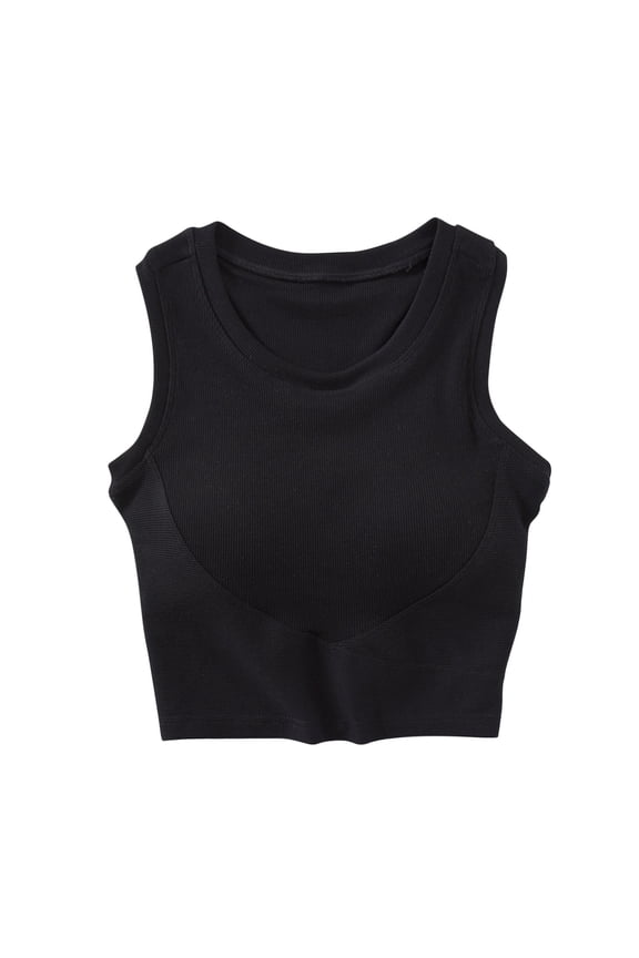 Women's High Waist Tummy Control Underwear Solid Color Side Split Comfortable Chest Cushion Slim Fit Shapewear