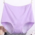 thumbnail image 1 of Ruimatai Women's High Waisted Panties Soft Breathable Stretch Briefs Seamless Underwear Comfortable Ladies Underwear 3-Pack, 1 of 5