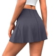 thumbnail image 1 of Ruimatai Women's High Waisted Skort Athletic Tennis Skirt with Pockets for Golf Workout Running Casual Daily Wear, 1 of 6