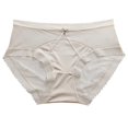 thumbnail image 1 of Ruimatai Women's Lace Underwear Breathable Comfortable Mid-Rise Hip Lift Soft Stretch Sexy Solid Panties for Daily Wear Home Party, 1 of 3
