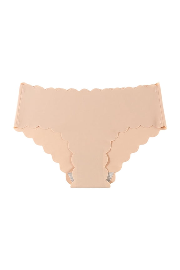 Women's Lace Underwear Mid-Rise Comfortable Breathable Body Hip Lift Soft Stretch Solid Color