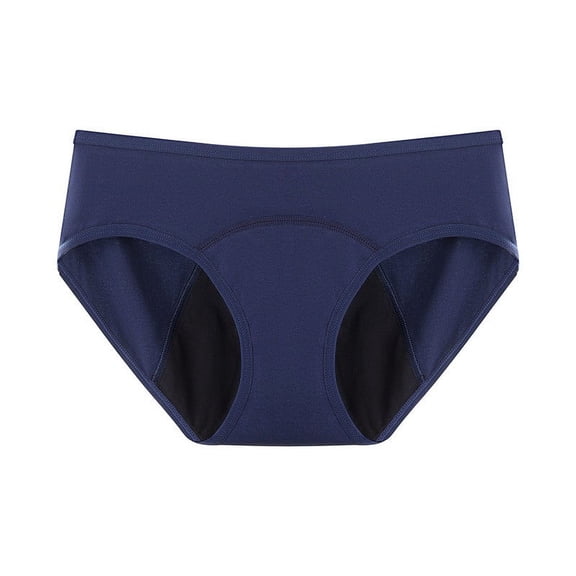 Ruimatai Women's Large Size Leak Proof Underwear High Absorption Breathable Cotton 4-Layer Period Panties Medium Low Waist Comfortable