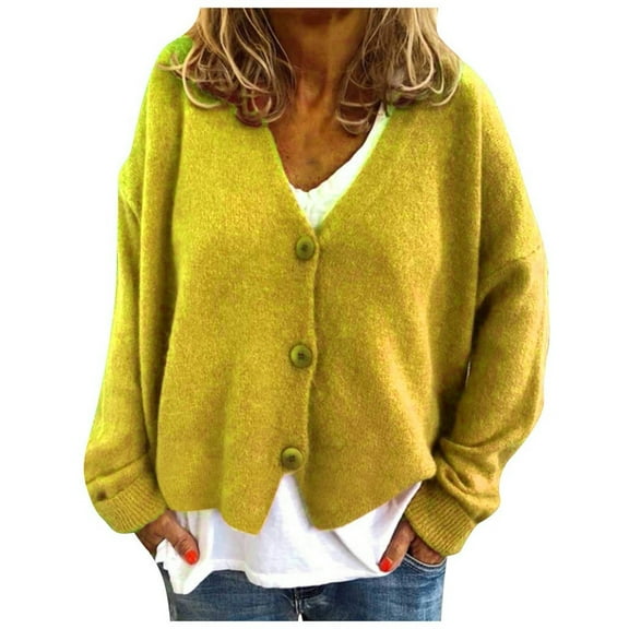 Ruimatai Women's Lightweight Knit Cardigan Long Sleeve Open Front Loose Fit Casual Sweater Cover Up Beach Boho Spring Summer Fall Polyester