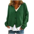 thumbnail image 1 of Ruimatai Women's Lightweight Knit Cardigan Long Sleeve Open Front Loose Fit Casual Sweater Cover Up Beach Boho Spring Summer Fall Polyester, 1 of 4