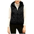 thumbnail image 1 of Ruimatai Women's Lightweight Puffer Vest Hooded Casual White Duck Down Jacket for Outdoor Winter Warmth, 1 of 7
