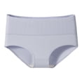 thumbnail image 1 of Ruimatai Women's Mid-Rise Solid Color Briefs Underwear Soft Breathable Comfortable Tummy Control Panties Nylon, 1 of 6