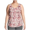 thumbnail image 1 of Ruimatai Women's Plus Size Casual Printed Tank Top Round Neck Loose Fit Stylish Floral Summer Cami for Everyday Comfort, 1 of 7