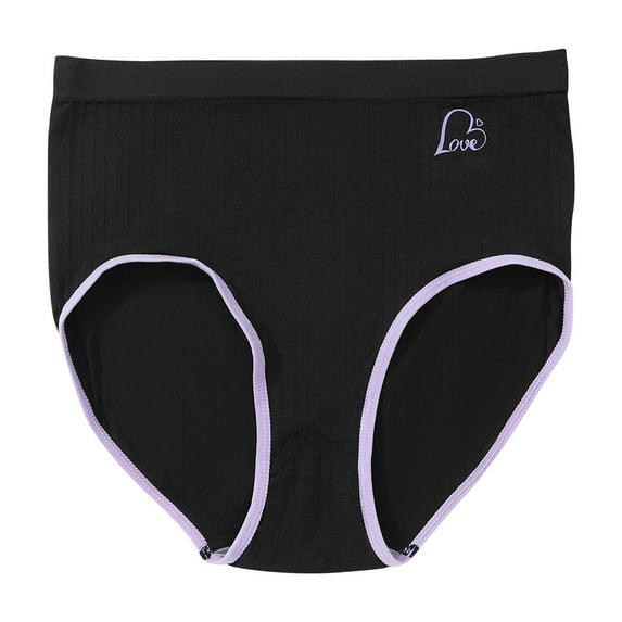 Ruimatai Women's Plus Size High Waist Seamless Underwear Breathable Comfortable Soft Solid Color Briefs for Daily Wear