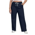 thumbnail image 1 of Ruimatai Women's Plus Size Jogger Pants with Pockets Elastic Waist Drawstring Casual Sweatpants Comfortable Lounge Wear, 1 of 5