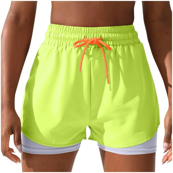 Ruimatai Women's Running Shorts Breathable Quick-Dry Athletic Shorts with Pockets for Workout Yoga Fitness Sports