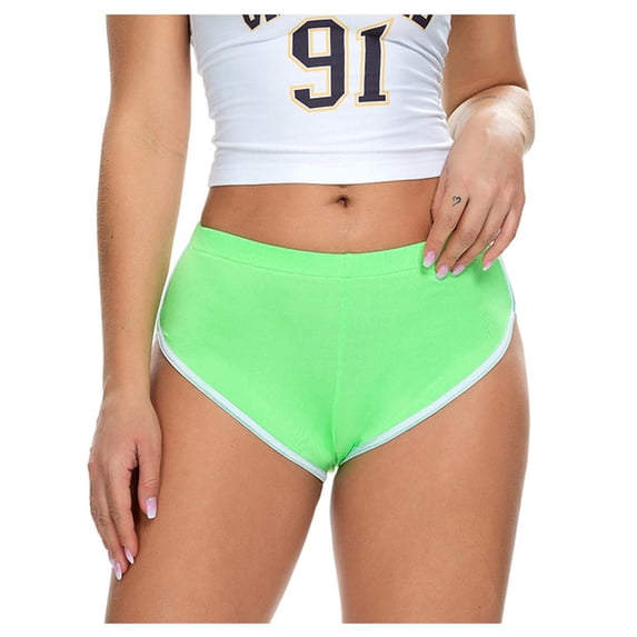 Ruimatai Women's Running Shorts Stretchy Yoga Shorts Summer Workout Shorts with Pockets High Waist Athletic Shorts for Women
